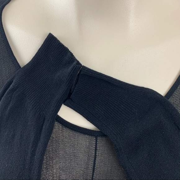 Kerisma Black Knit Poncho Style Top S - Picture 8 of 10